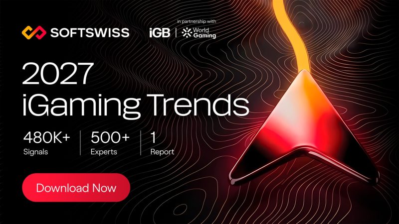 Futuristic digital dashboard displaying global iGaming market data charts and AI analytics in a dark neon-lit environment