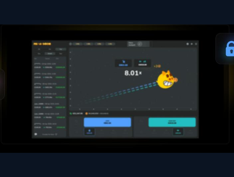 Pigaboom crash game by Zanzaro Games