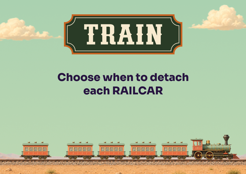 Train crash game by Zanzaro Games